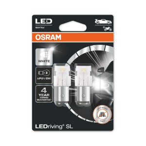 OSRAM Λαμπτήρας Αυτοκινήτου LED SL P21/5W WHITE - BAY15d Λάμπες Αυτοκινήτου